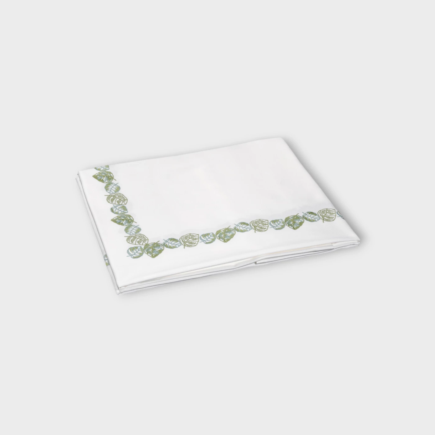 Biancheria da letto FEUILLAGE Copriletto (PIQUET RICAMATO) Timothy Corrigan for Dea white/sage green