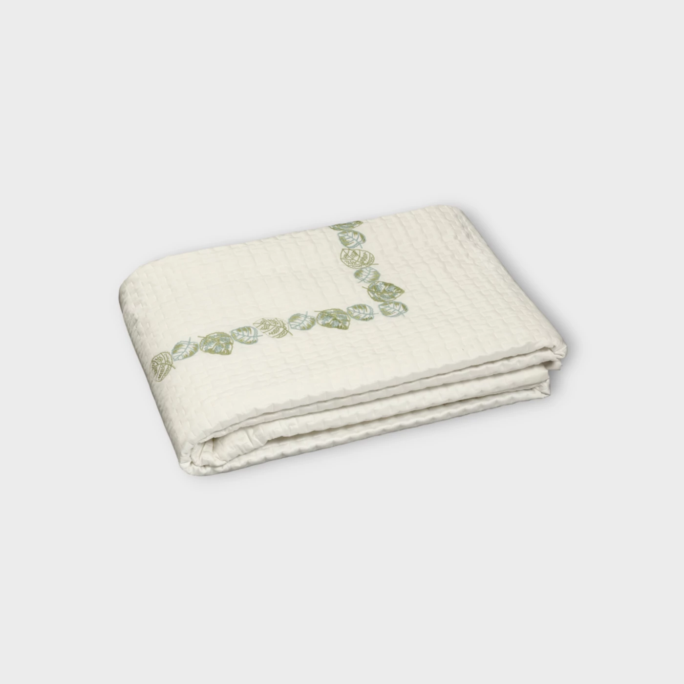 Biancheria da letto FEUILLAGE Trapuntino Timothy Corrigan for Dea white/sage green