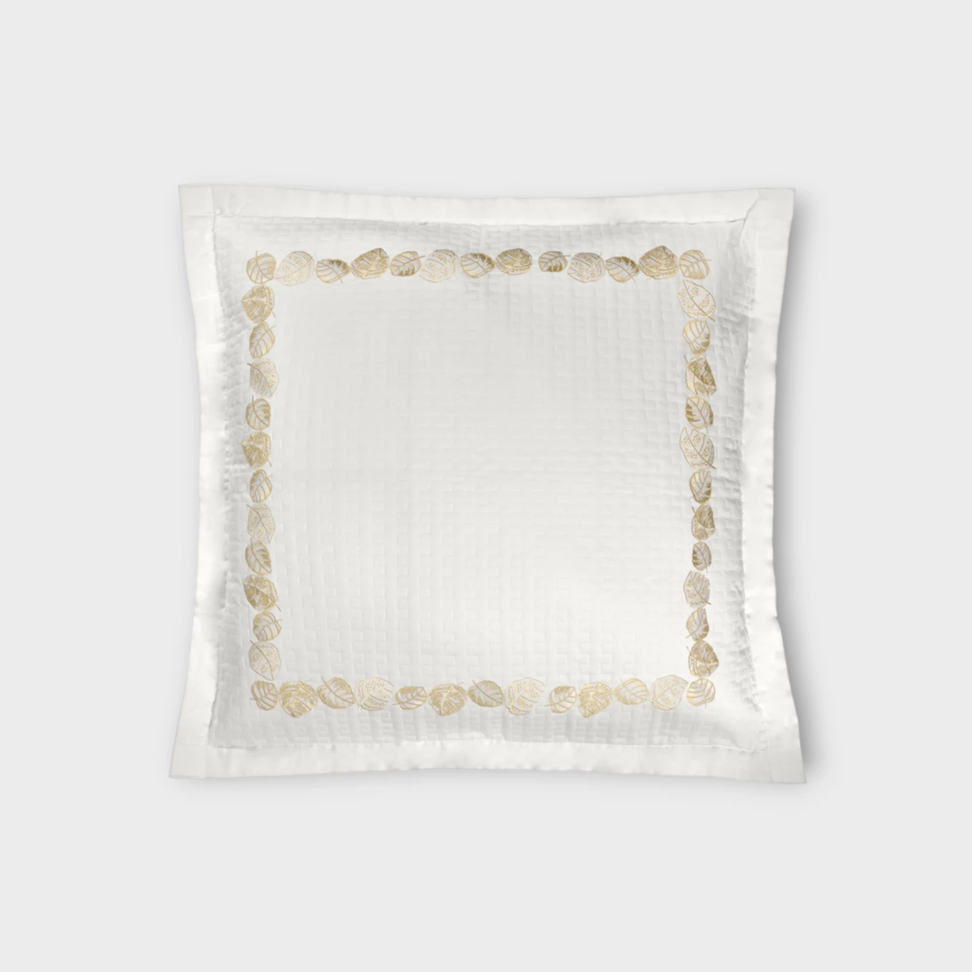 Biancheria da letto FEUILLAGE Federa trapuntata Timothy Corrigan for Dea white/ivory