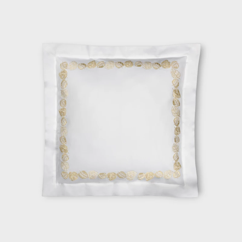 DEA ITALY FEUILLAGE Federa 4 volants (PIQUET RICAMATO) Timothy Corrigan for Dea White/ivory