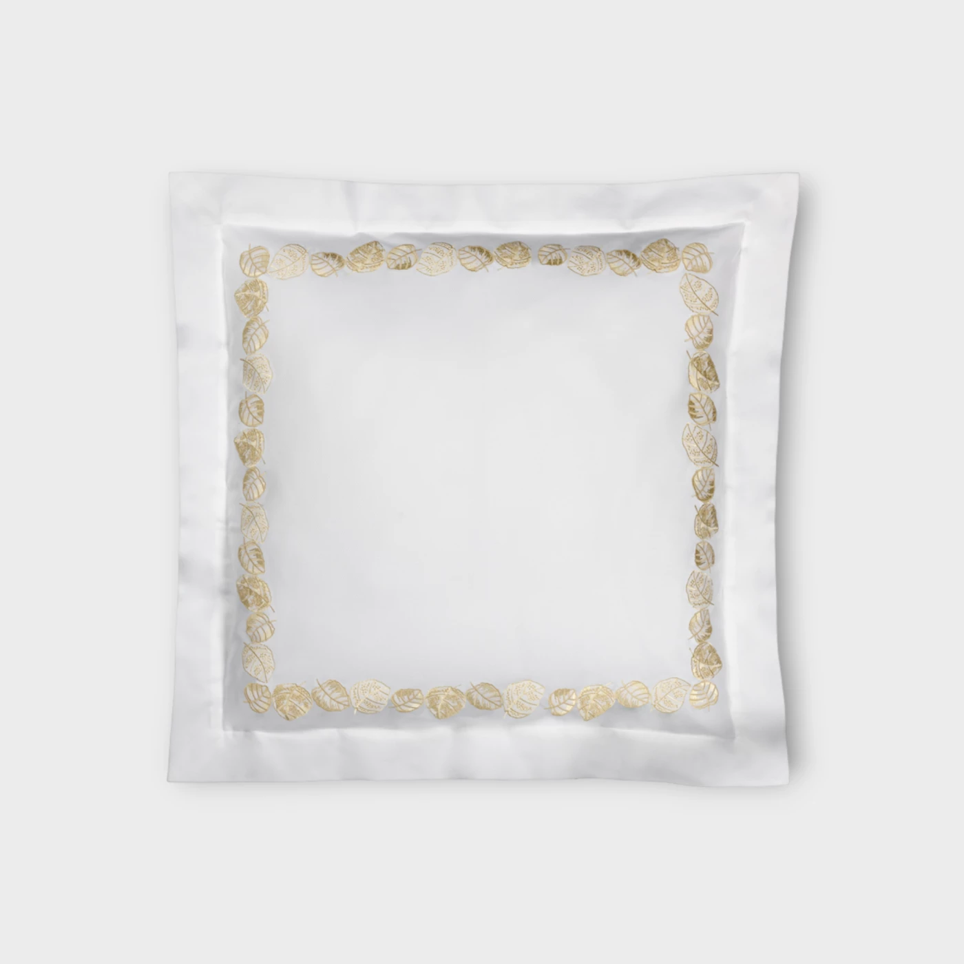 Biancheria da letto FEUILLAGE Federa 4 volants (PIQUET RICAMATO) Timothy Corrigan for Dea white/ivory