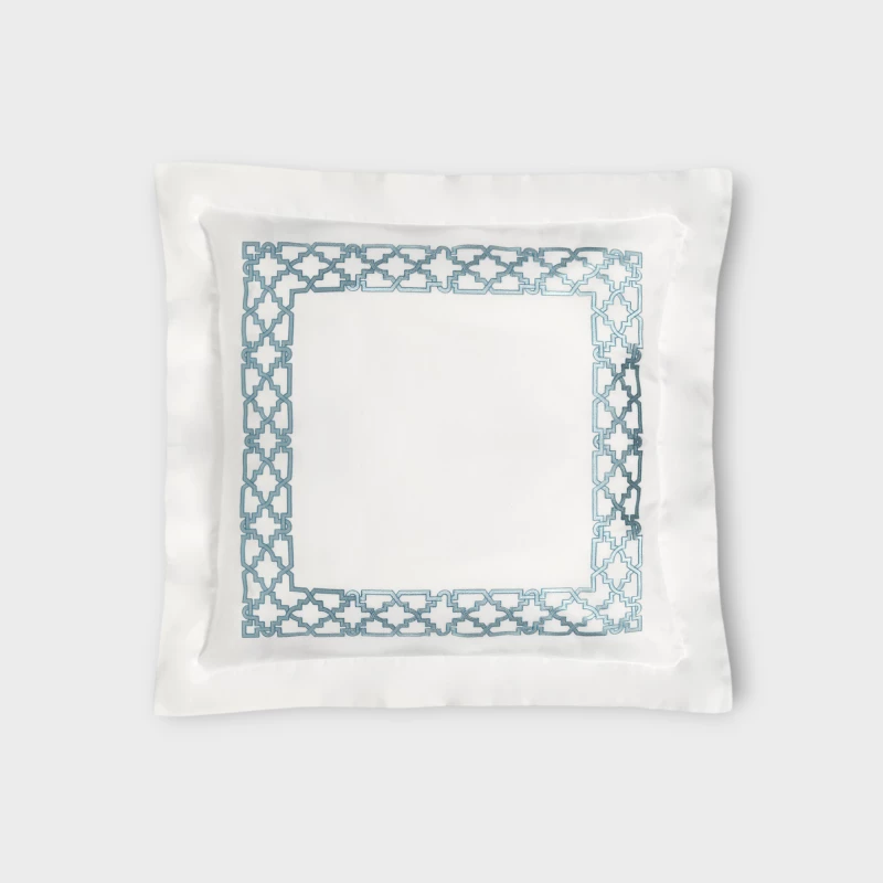 DEA ITALY FRETWORK FEDERA 4 VOLANTS (RASO DI COTONE RICAMATO) Timothy Corrigan for Dea Acquamarina