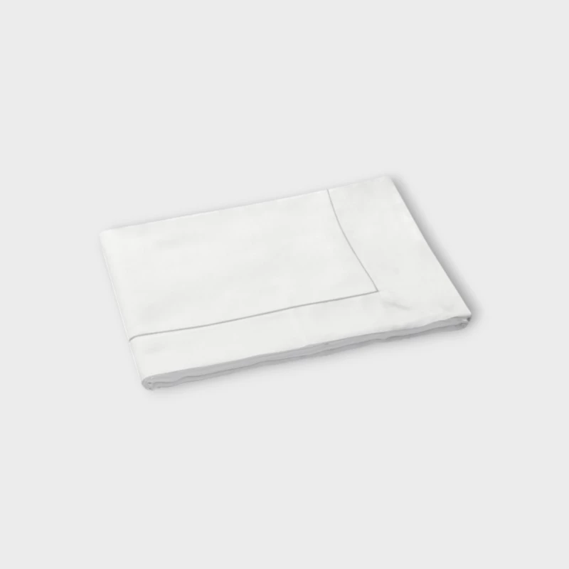 DEA ITALY SOPRA LENZUOLO in SEA ISLAND PUNTO PARIGI - COUTURE White/silver grey