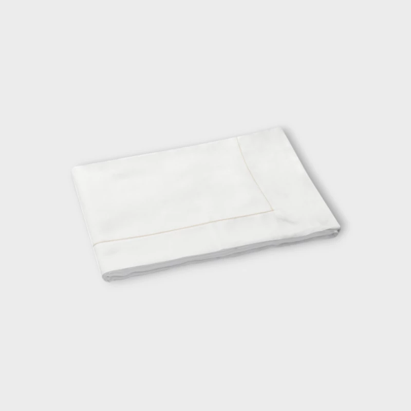 DEA ITALY SOPRA LENZUOLO in SEA ISLAND PUNTO PARIGI - COUTURE White/almond