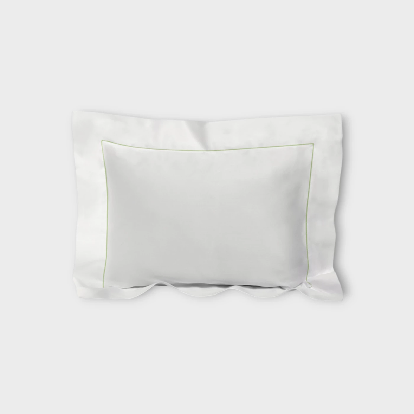 Biancheria da letto FEDERA 4 VOLANTS SEA ISLAND PUNTO PARIGI - COUTURE white