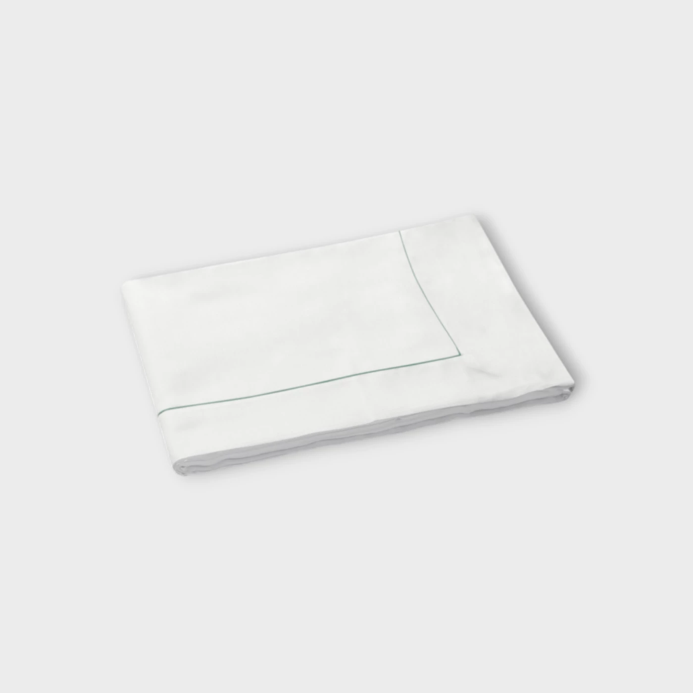 Biancheria da letto Copripiumino Sea Island Punto Parigi - Couture white/grass green