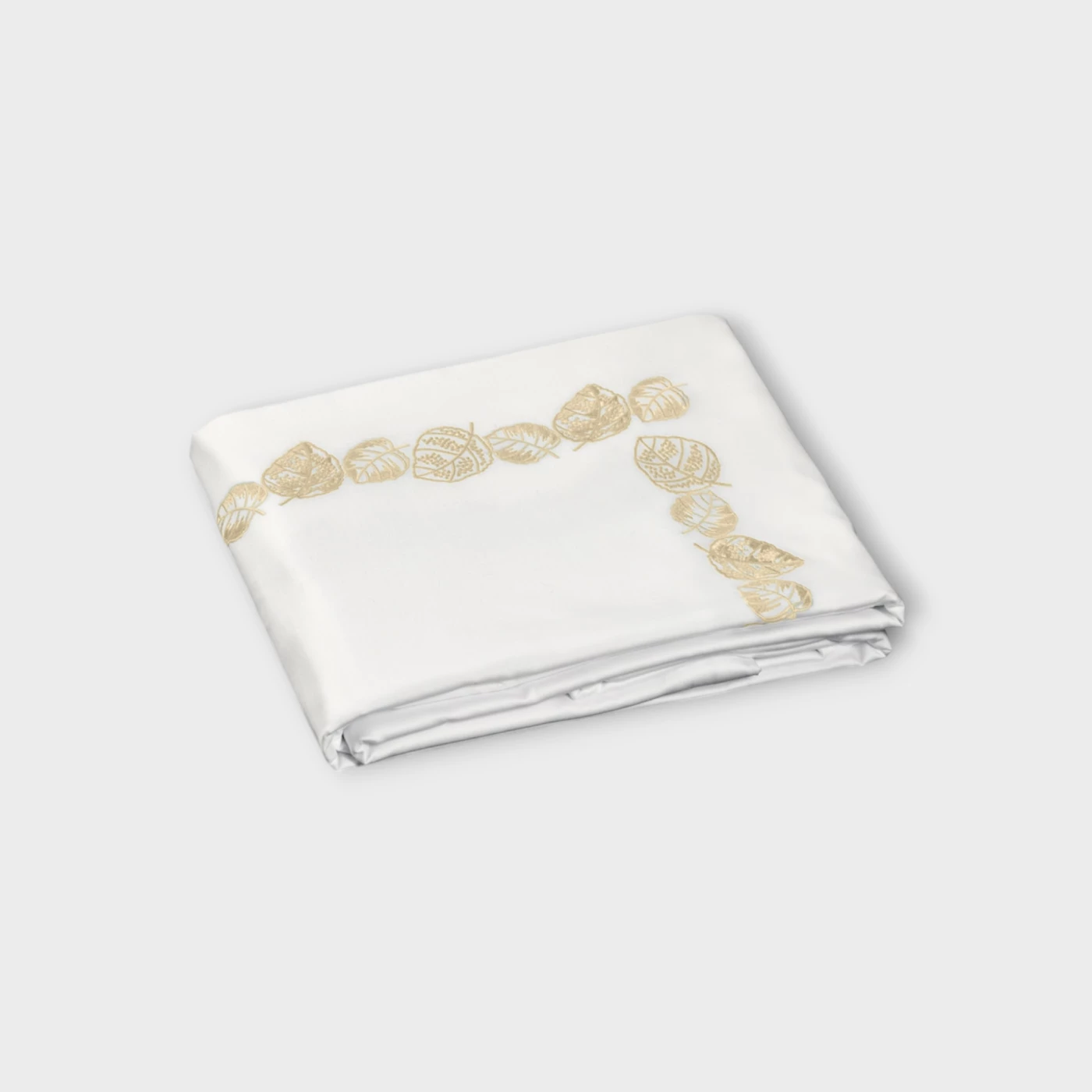 Biancheria da letto FEUILLAGE Copripiumino (PERCALLE DI COTONE RICAMATO) white/ivory