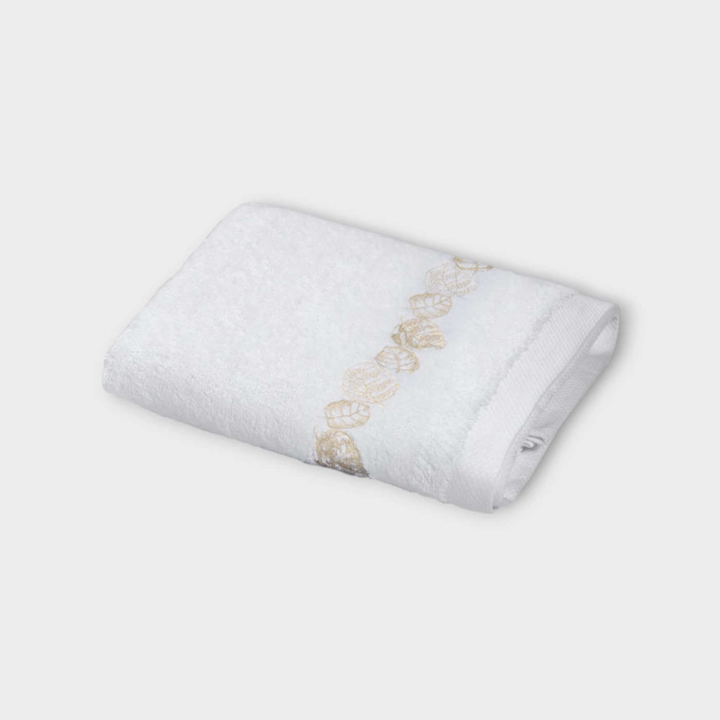 Biancheria bagno FEUILLAGE ASCIUGAMANO DA BAGNO white/ivory