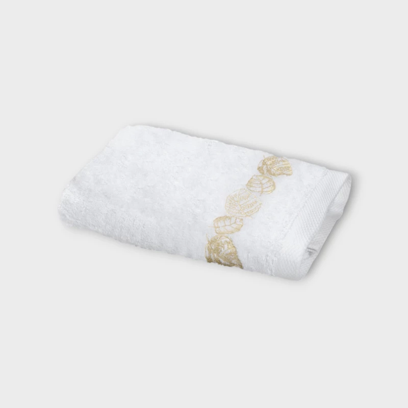 DEA ITALY FEUILLAGE ASCIUGAMANO MANI White/ivory