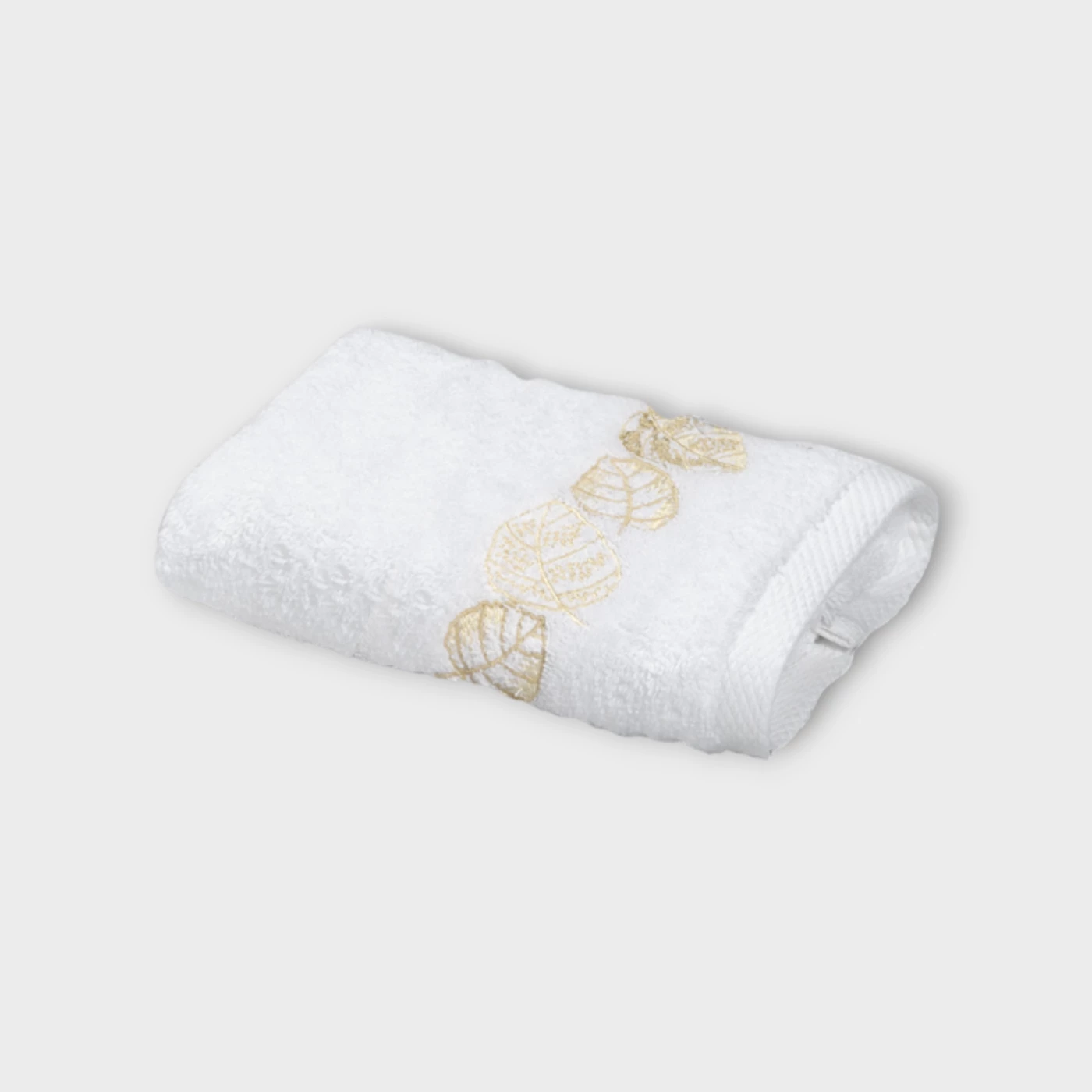Biancheria bagno FEUILLAGE ASCIUGAMANO DA CORTESIA white/ivory