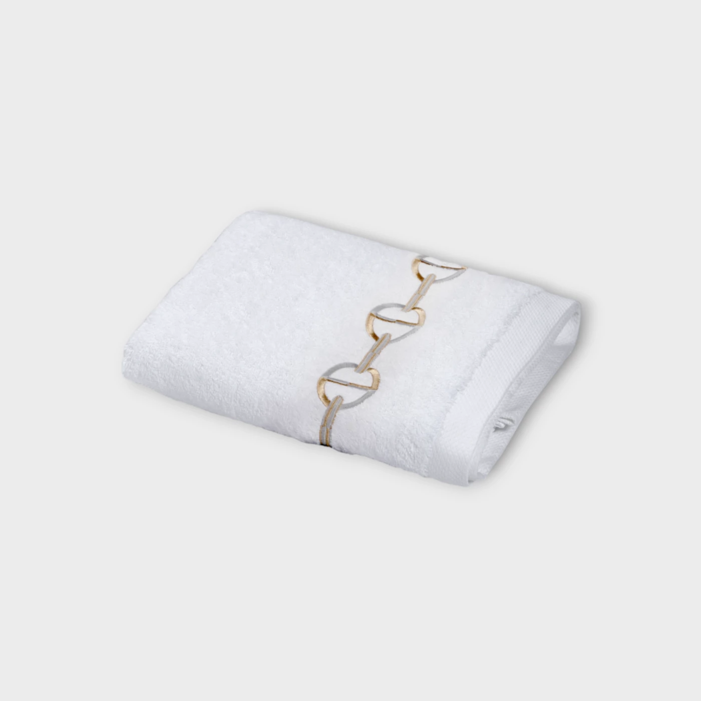 Biancheria bagno CHAINE ASCIUGAMANO DA BAGNO Timothy Corrigan for Dea white/moka