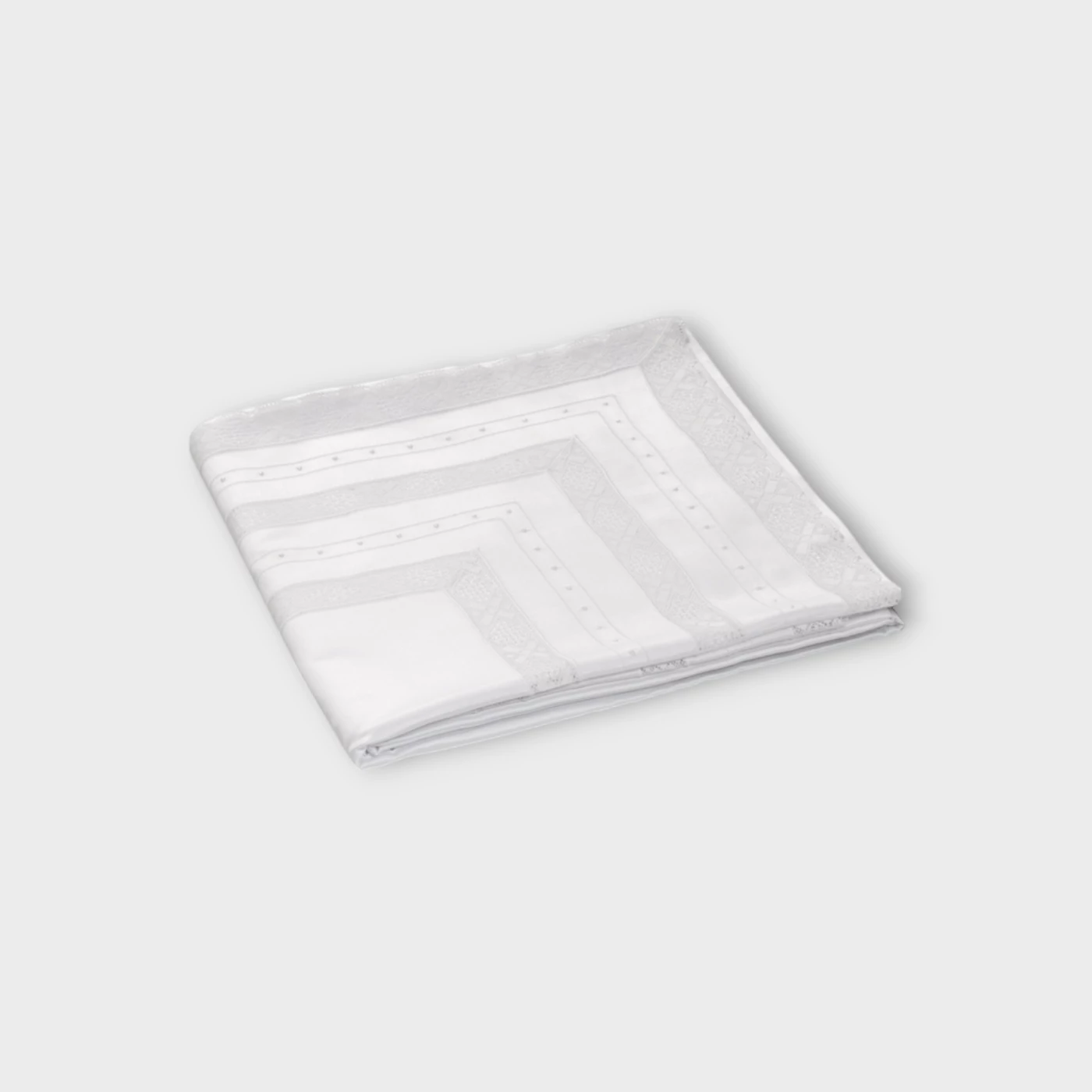 Biancheria da letto 860 SOPRA LENZUOLO RASO RICAMATO white