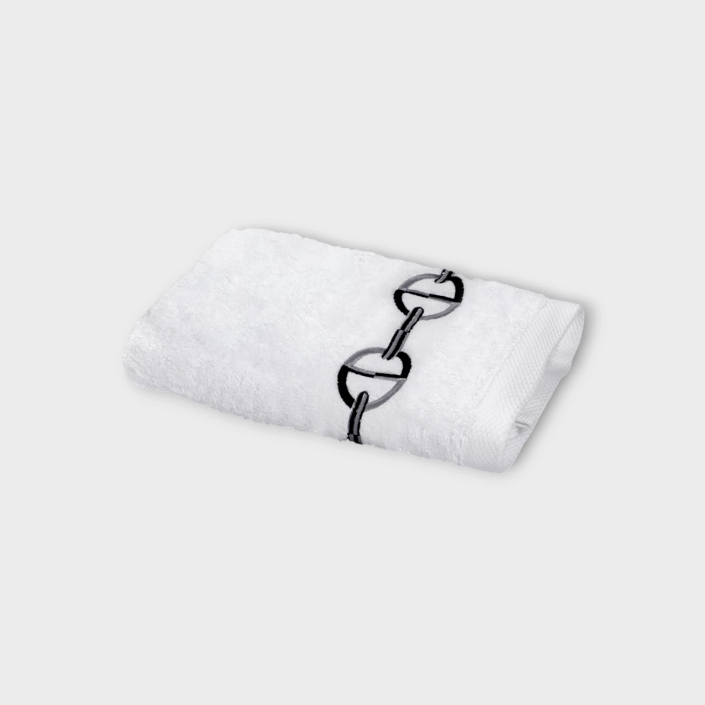 Biancheria bagno CHAINE T. ASCIUGAMANO MANI white/black