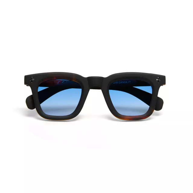 OKKIA Firenze Havana black (lenti blu)