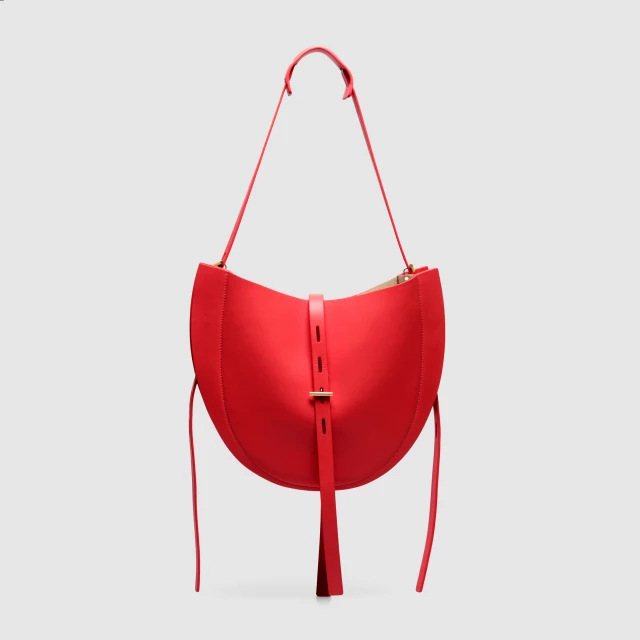 OKKIA LIZZIE IN VITELLO LISCIO Rosso