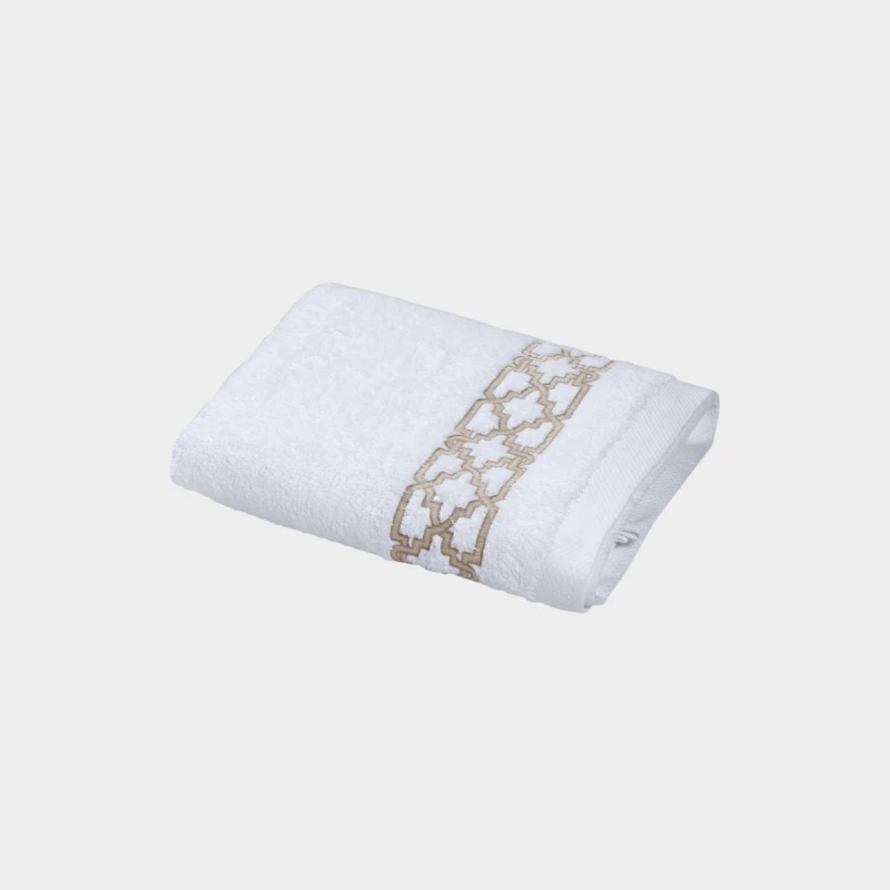 DEA ITALY FRETWORK ASCIUGAMANO DA BAGNO White/kaki