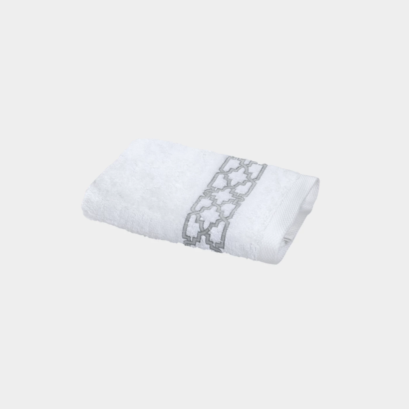 Biancheria bagno FRETWORK ASCIUGAMANO MANI silver grey