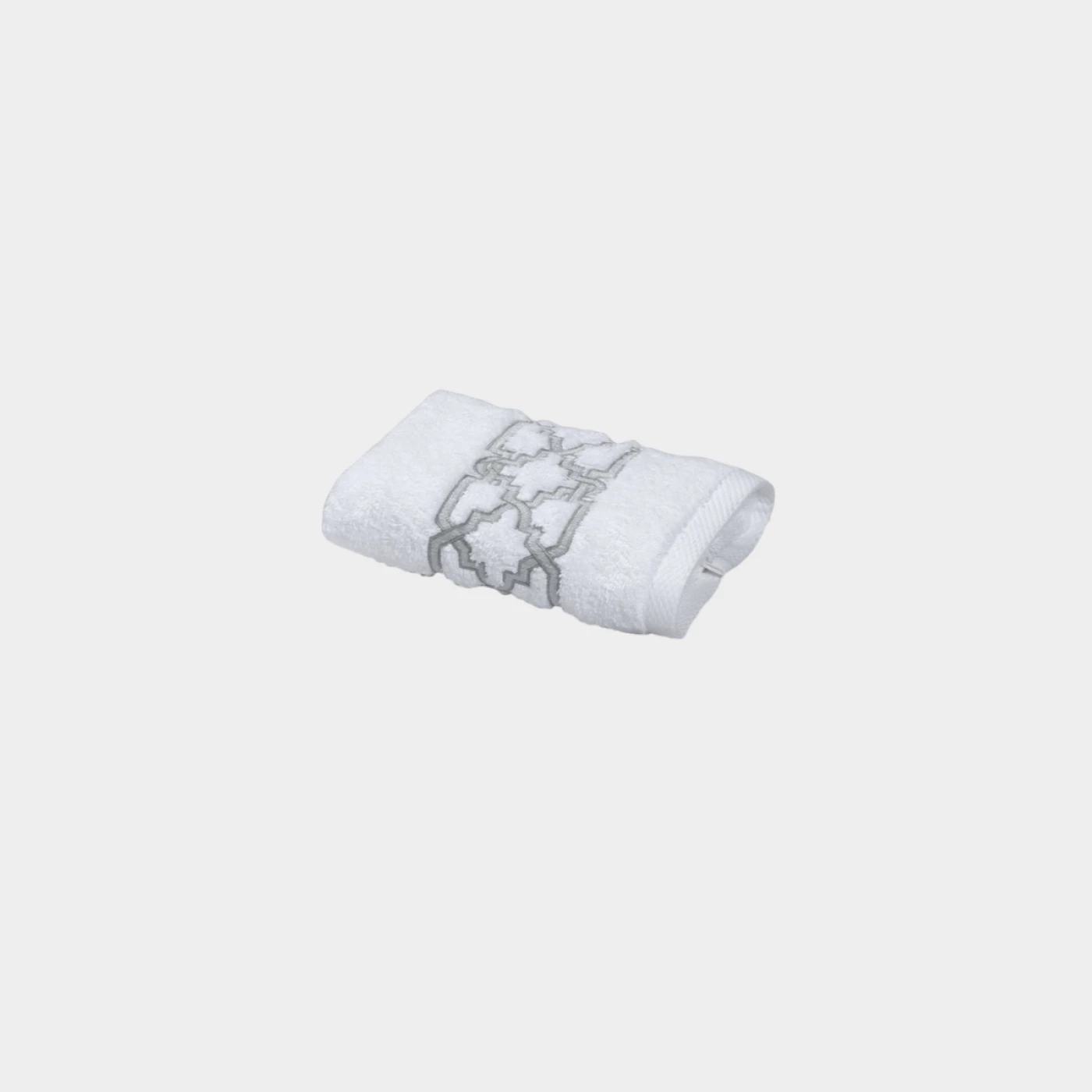 Biancheria bagno FRETWORK ASCIUGAMANO OSPITI silver grey