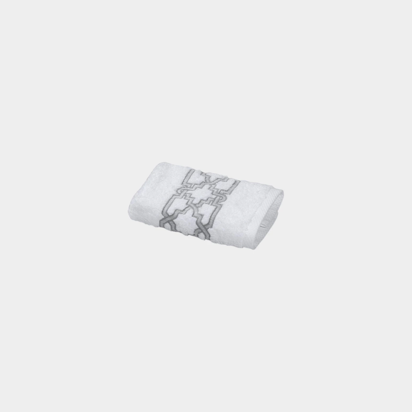 Biancheria bagno FRETWORK ASCIUGAMANO PICCOLO white/silver grey