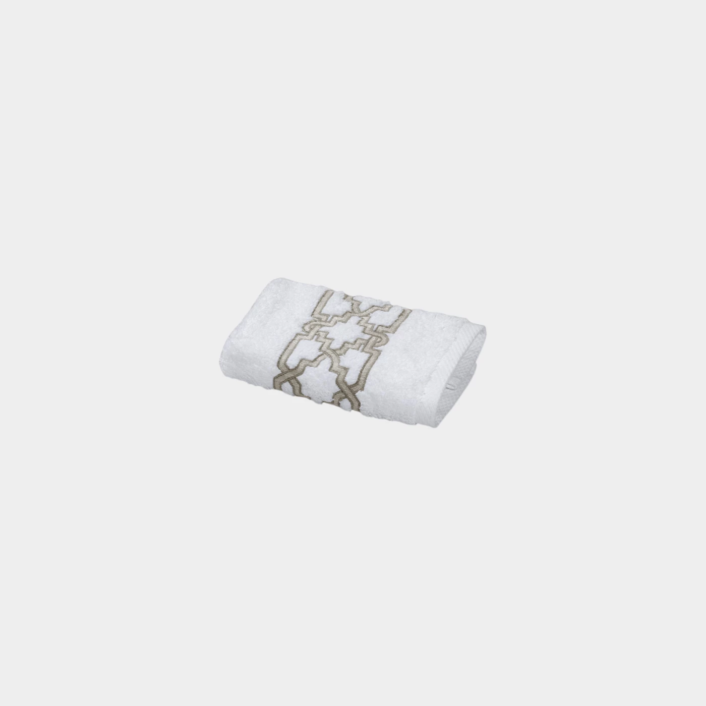 Biancheria bagno FRETWORK ASCIUGAMANO PICCOLO white/kaki