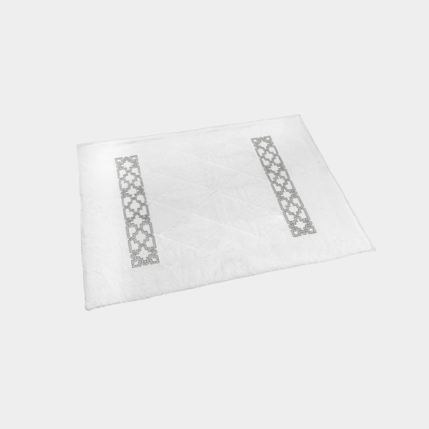 Biancheria da letto FRETWORK TAPPETINO DA BAGNO silver grey