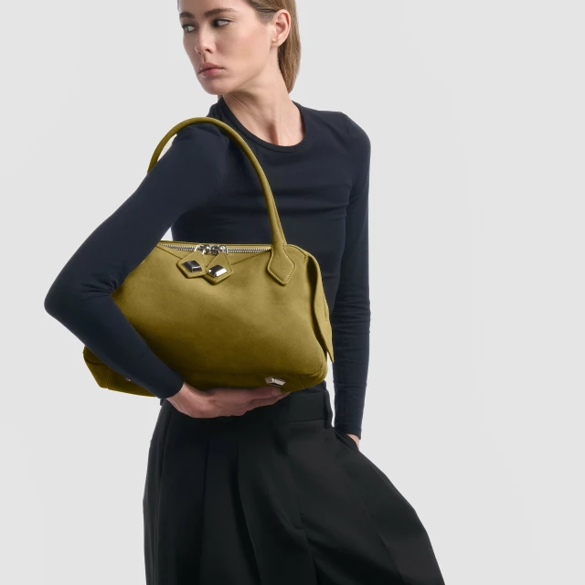 OKKIA ADELE IN SUEDE Verde malva