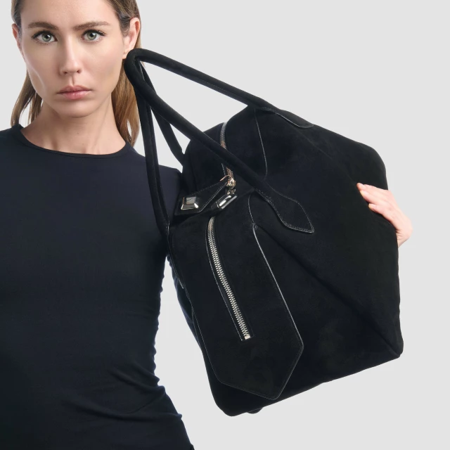 OKKIA ABIGAIL IN SUEDE Nero