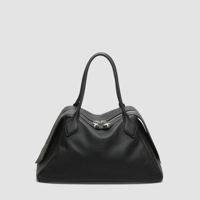 OKKIA ABIGAIL IN VITELLO GRANATO Nero