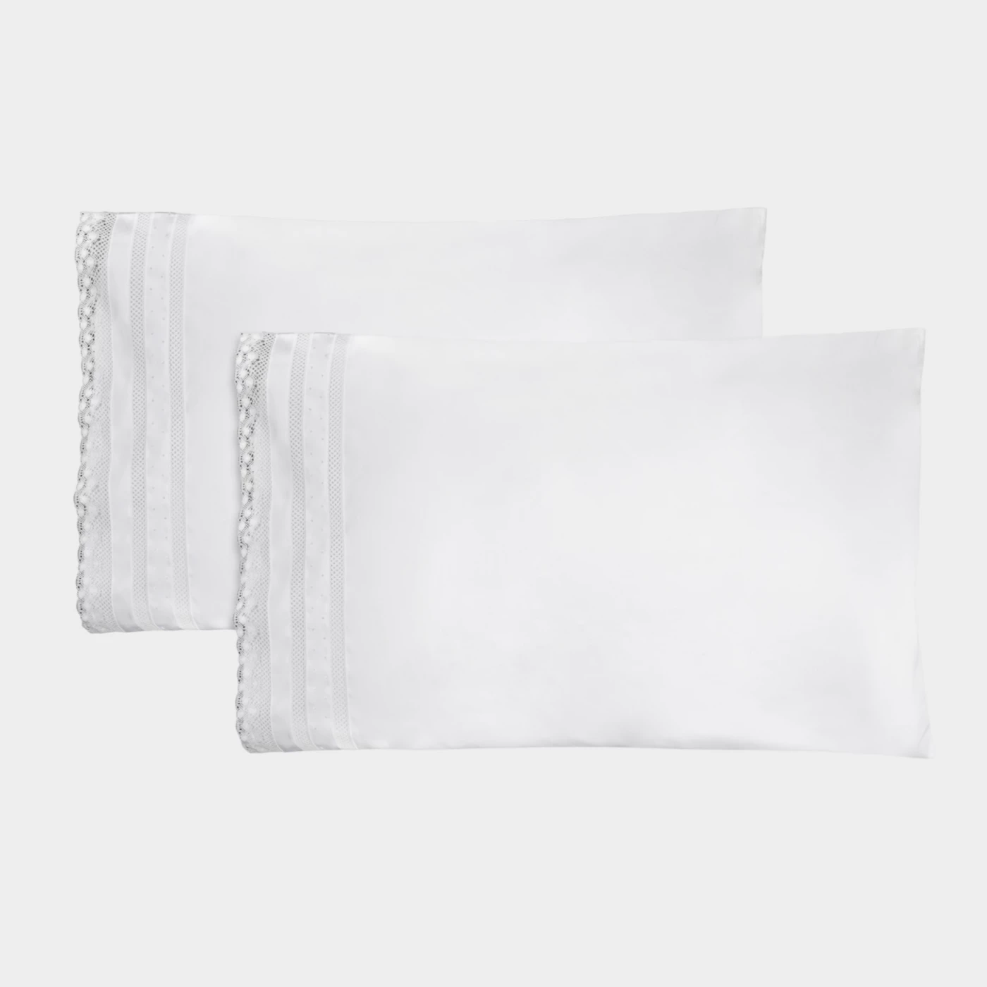 Biancheria da letto GELSO FEDERA A SACCO 2 PEZZI white/silver grey