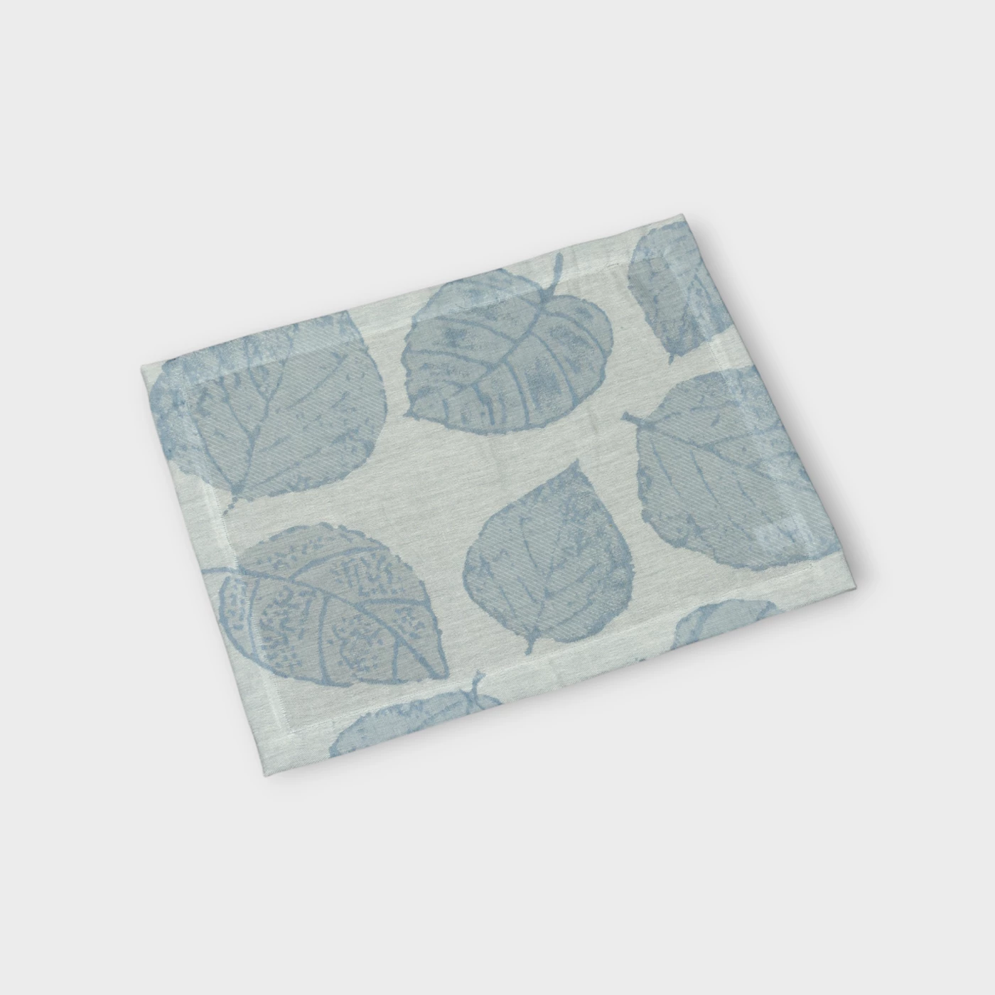 Tavola Tovaglietta FEUILLAGE Timothy Corrigan for Dea white/aquamarine