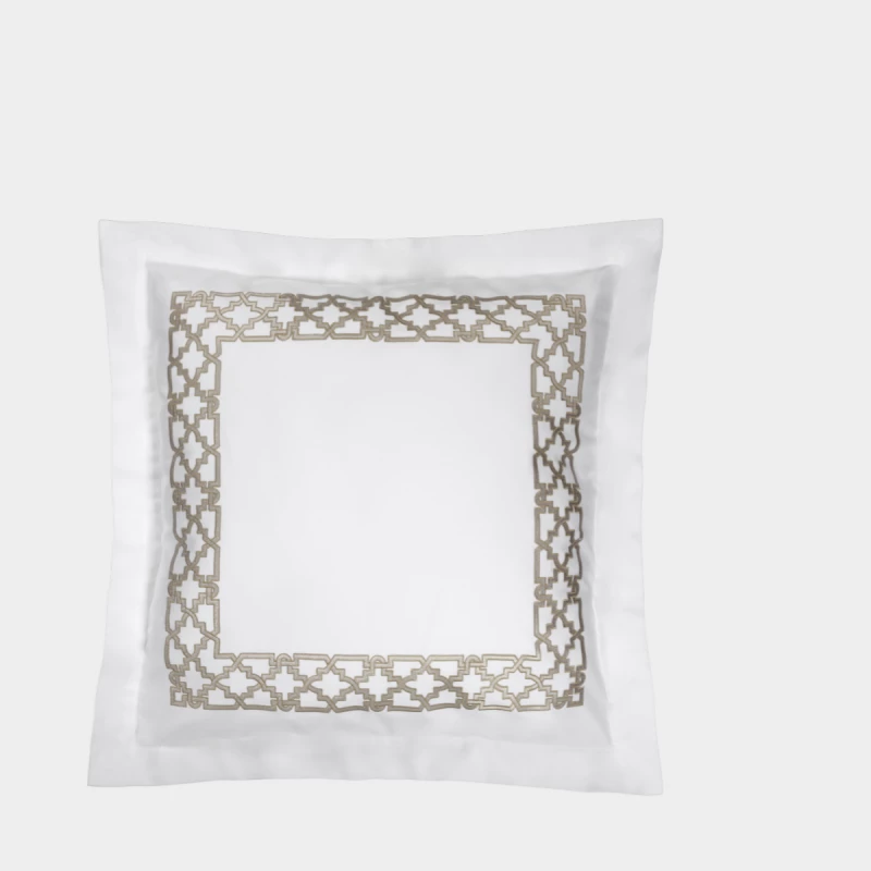 DEA ITALY Federa Piquet Ricamato Fretwork Timothy Corrigan for Dea White/kaki