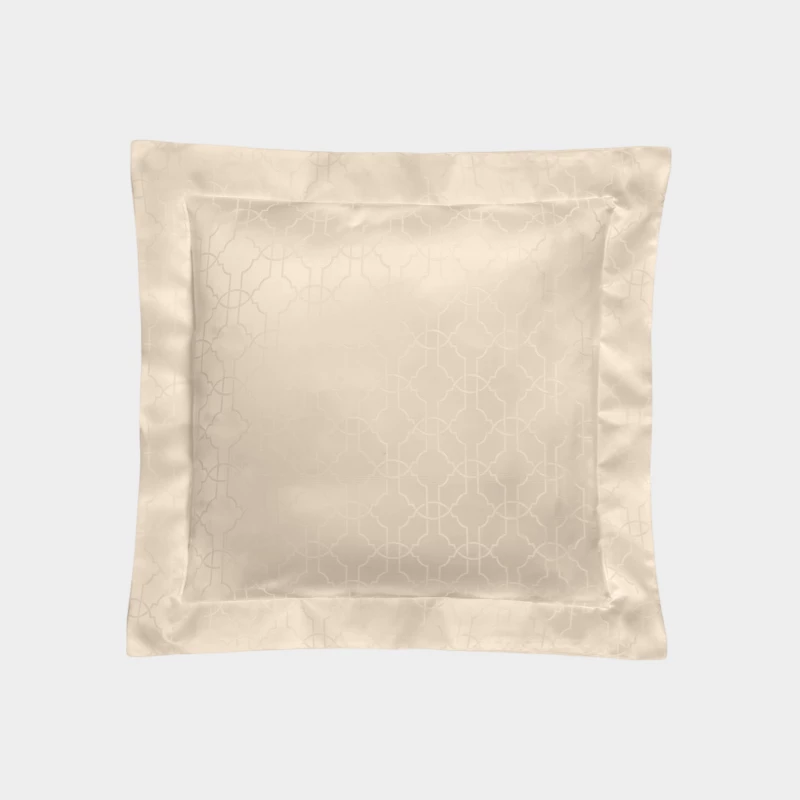 DEA ITALY Federa in raso jaquard Fretwork by Timothy Corrigan for Dea Light sand