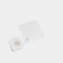 TOVAGLIOLO FEUILLAGE misto lino ricamato Timothy Corrigan for Dea White/Ivory