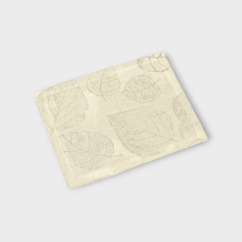 DEA ITALY FEUILLLAGE Tovaglietta jacquard Timothy Corrigan for Dea Ivory