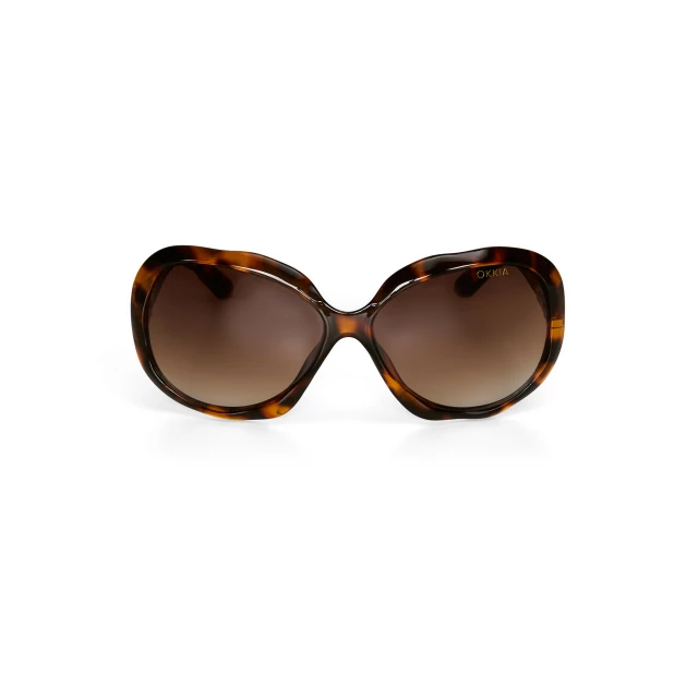 OKKIA CALIFORNIA Classic havana (lenti verdi)