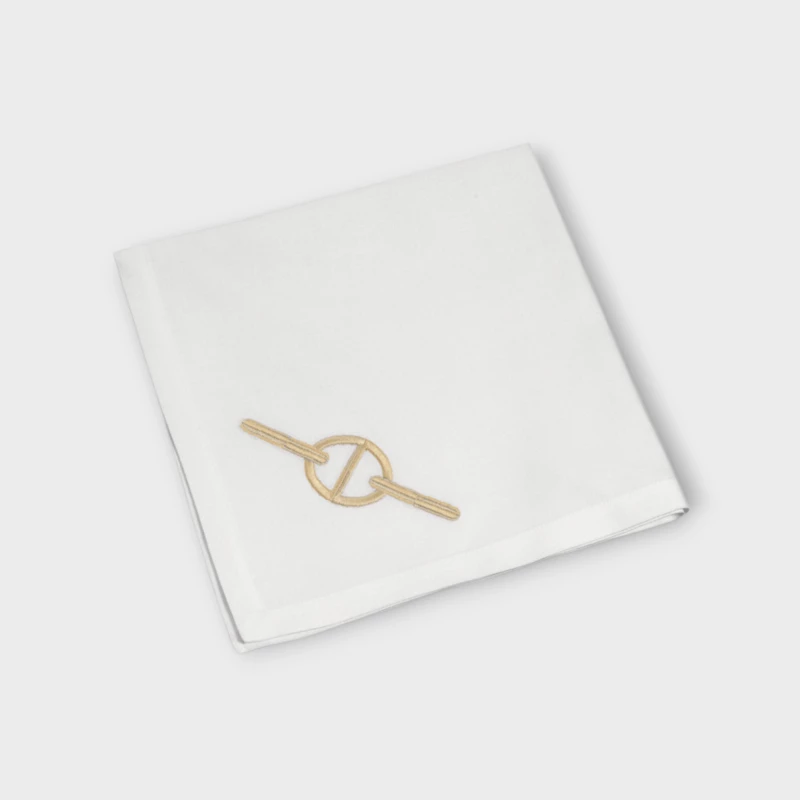 DEA ITALY CHAINE Tovagliolo Timothy Corrigan for Dea White/ivory