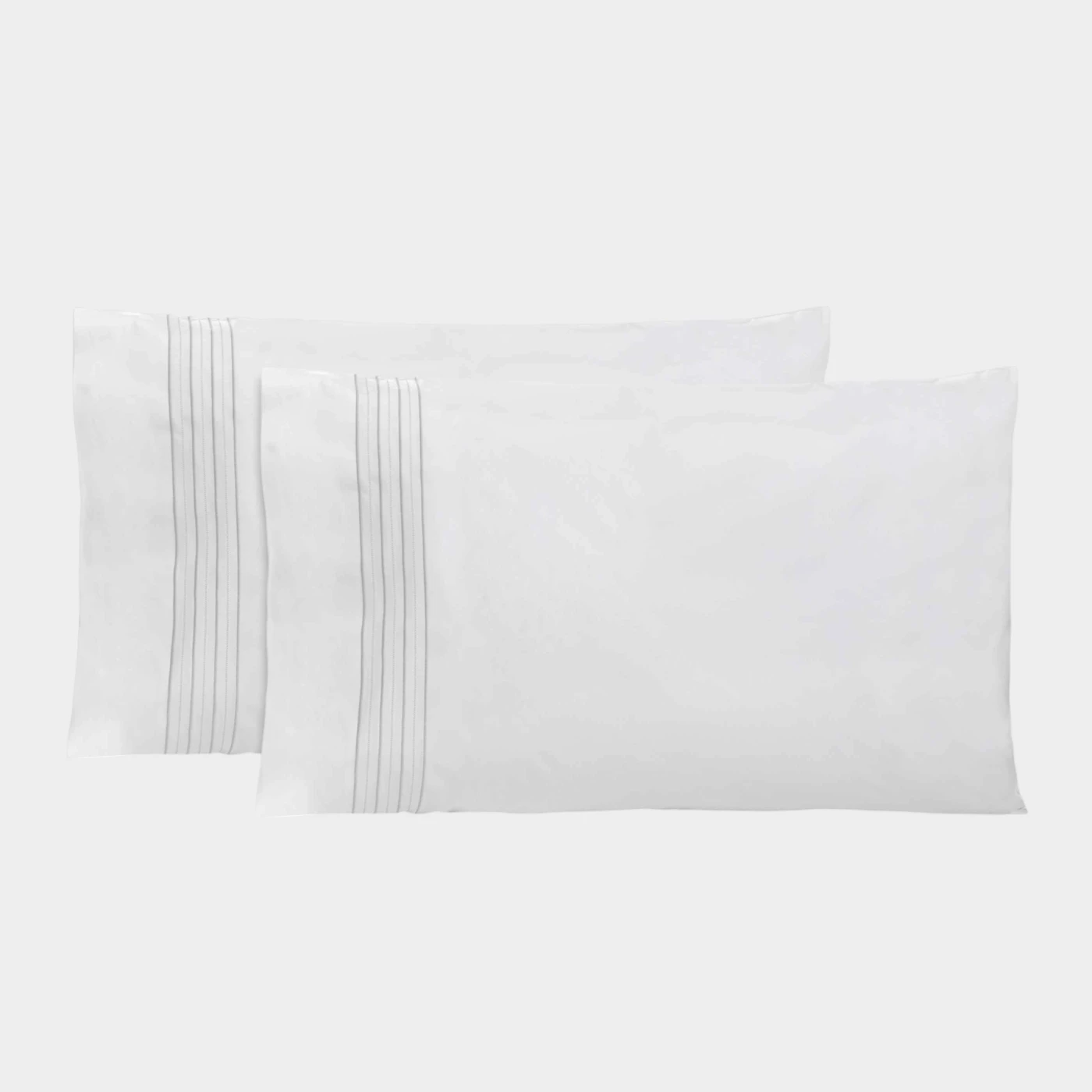 Biancheria da letto GUBBIO FEDERA A SACCO (RASO DI COTONE) white/silver grey