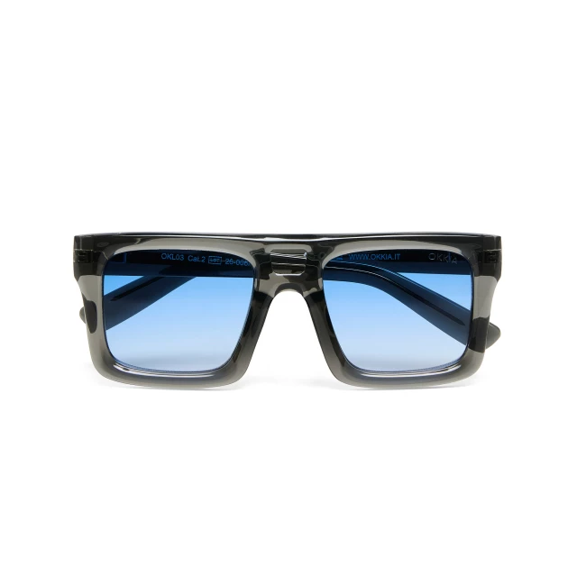 OKKIA VULCANO Translucent smoke (lenti blu)