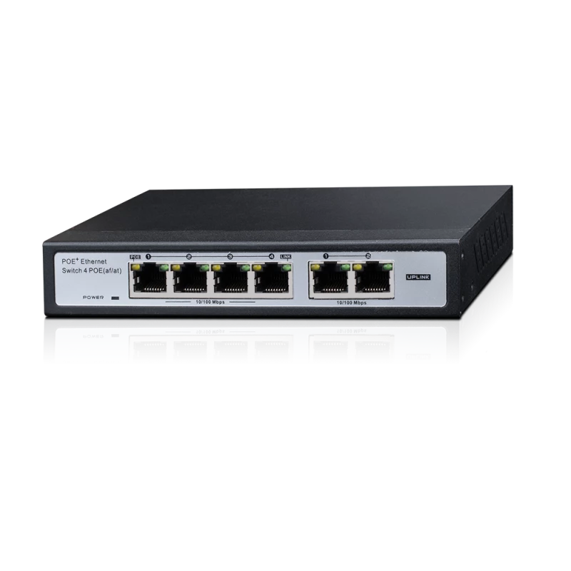 Ritar Elettronica 4+2-Port 10/100Mbps PoE Switch