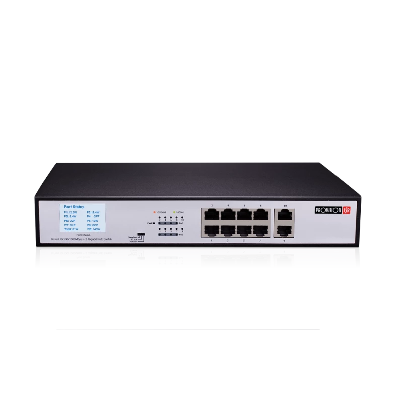 Ritar Elettronica 8+2 10/100/1000Mbps Ports Switch