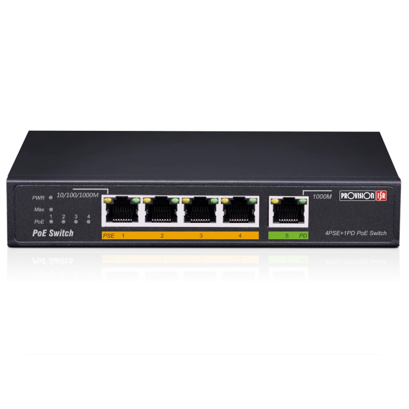 Ritar Elettronica 4+1 Port Giga Powered Device PoE Switch