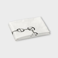 DEA Biancheria da letto CHAINE SOPRA LENZUOLO RASO RICAMATO Timothy Corrigan for Dea   white/black