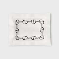 DEA Biancheria da letto CHAINE FEDERA 4 VOLANTS (RASO DI COTONE RICAMATO) Timothy Corrigan for Dea   white/black