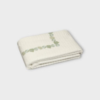 DEA Biancheria da letto FEUILLAGE Trapuntino Timothy Corrigan for Dea   white/sage green