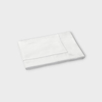 DEA Biancheria da letto SOPRA LENZUOLO in SEA ISLAND PUNTO PARIGI - COUTURE   white/silver grey