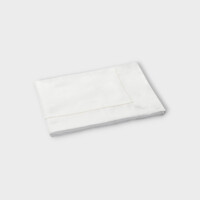 DEA Biancheria da letto SOPRA LENZUOLO in SEA ISLAND PUNTO PARIGI - COUTURE   white/almond