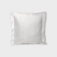 DEA Biancheria da letto FEDERA 4 VOLANTS SEA ISLAND PUNTO PARIGI - COUTURE   white/almond