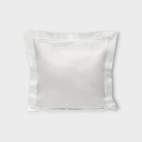 DEA Biancheria da letto FEDERA 4 VOLANTS SEA ISLAND PUNTO PARIGI - COUTURE   white/grass green