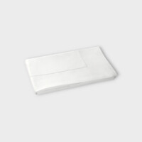 DEA Biancheria da letto Copripiumino Sea Island Punto Parigi - Couture   white/silver grey