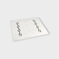 DEA Biancheria bagno CHAINE TAPPETINO DA BAGNO Timothy Corrigan for Dea   white/black